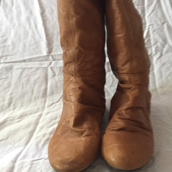 leather boots - Picture 5 of 6